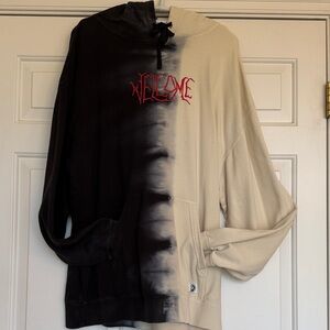 Welcome Skateboard Two Toned Hoodie